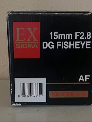 Sigma 15mm F2.8 DG Fisheye lens used with natural wear