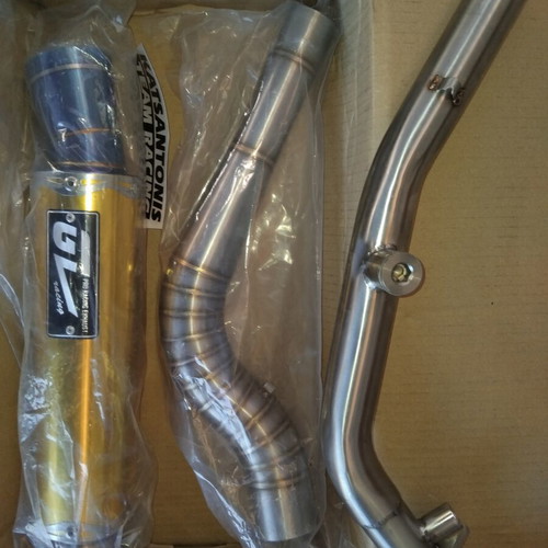 GL Exhaust Full High Up for GTR 150 New