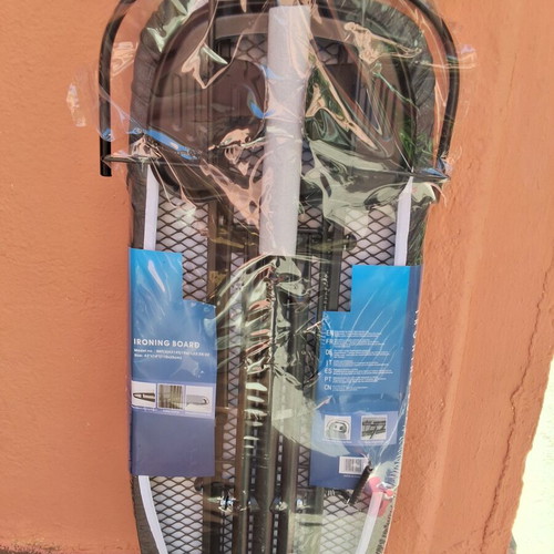 Ironing board with cover 36/110 cm, adjustable height, new, black