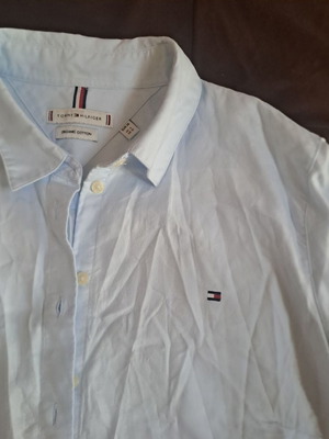 Tommy Hilfiger women's shirt new, size M, light blue, 100% cotton