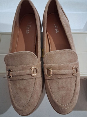 Loafers women’s like new, suede, anti-slip sole