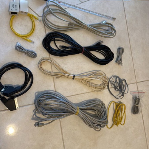 TV, Internet, Telephone and SCART Cable Pack like new