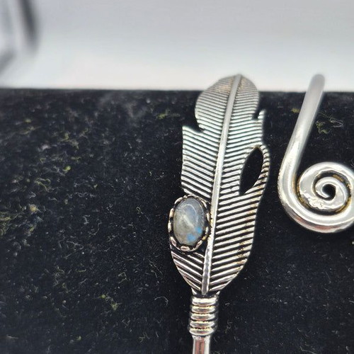 Labradorite Crystal Bracelet Silver Plated new