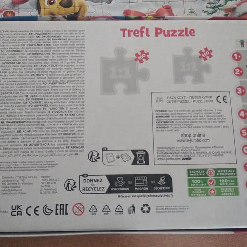 Paw Patrol puzzle 100 pieces like new