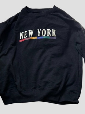 New York blouse used, size Small, black