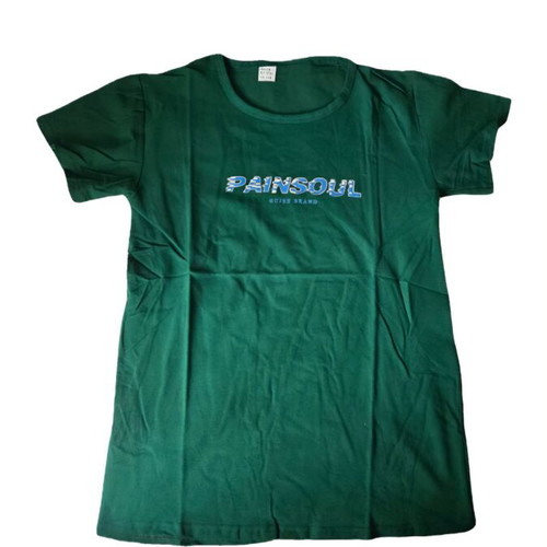 Men's dark green T-shirts size S, pack of 10, new
