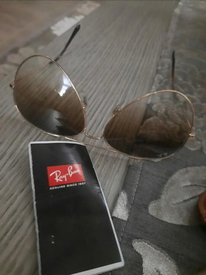 Ray-Ban sunglasses gold color
