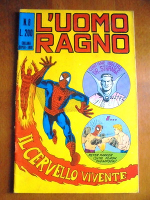 Spiderman #8 Italian edition comic book used