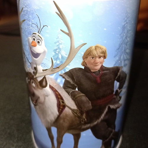 Disney Frozen Metal Piggy Bank like new