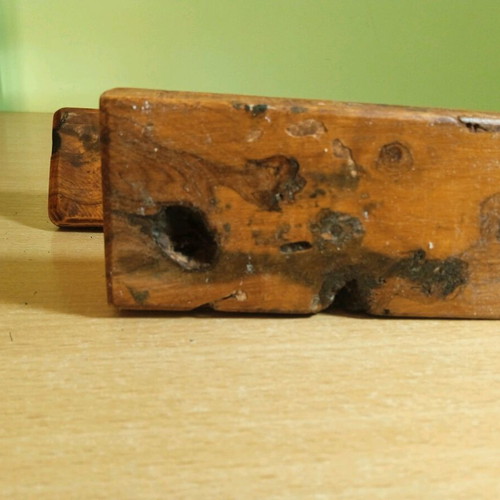 Handmade olive wood watch stand new
