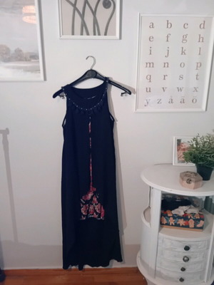 Tunic asymmetrical black like new, size M