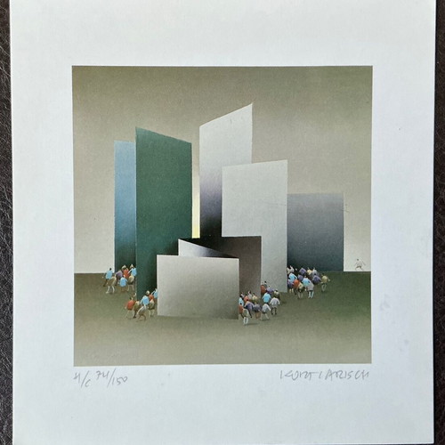 Kurt Larisch signed limited-edition serigraph print