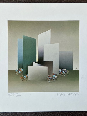 Kurt Larisch signed limited-edition serigraph print