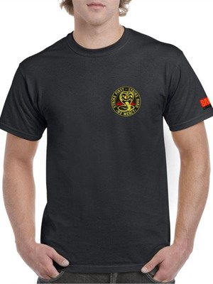 Cobra Kai T-shirt καινούργιο, μαύρο, by SAMM
