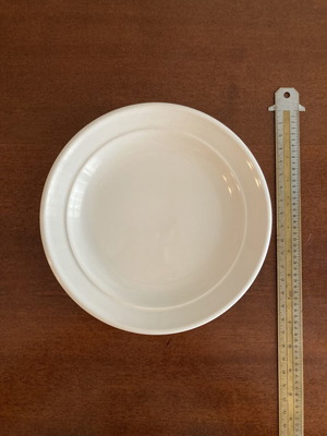 Global Gastronomy μπεζ κεραμική πιατέλα επιδορπίου σαν καινούργιο, Ø 16,5 εκ.