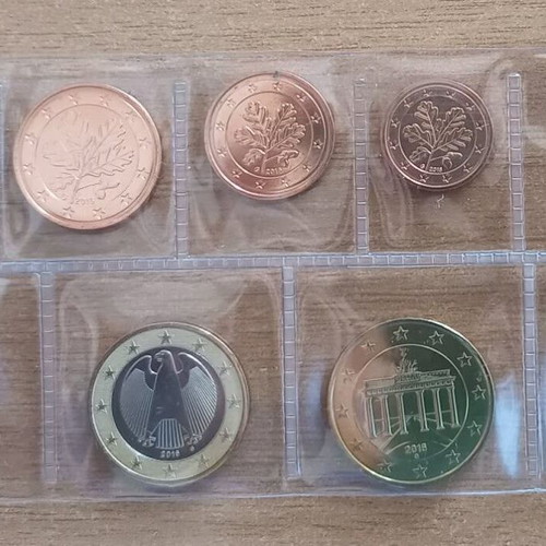 German euro set G 2016 new without 2 euro (1 cent-1 euro)