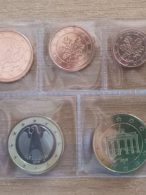 German euro set G 2016 new without 2 euro (1 cent-1 euro)