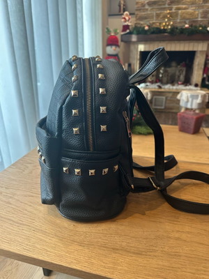 Black backpack with studs like new