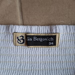 Julia Bergovich white dress like new, viscose, adjustable straps