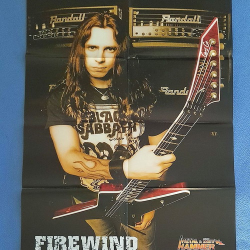 Firewind & Anathema poster used double-sided