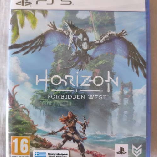 Horizon Forbidden West PS5 game new, sealed Greek edition