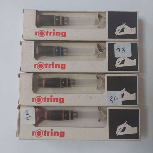 Rotring rapidograph set new with various tip sizes