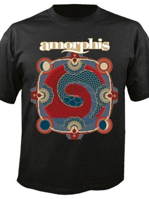 Amorphis Under The Red Cloud T-shirt καινούργιο, μαύρο, μέγεθος XL