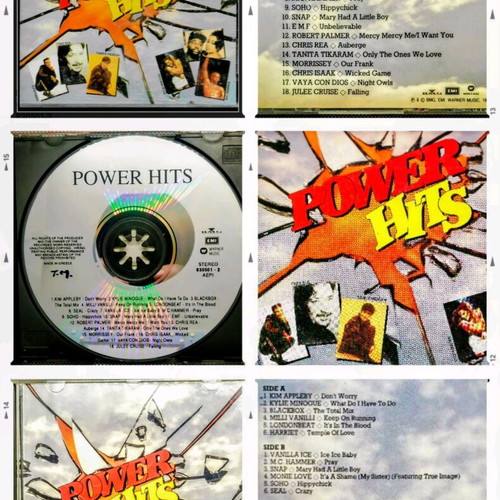 Power Hits CD compilation used, pop and dance hits from the '80s-'90s