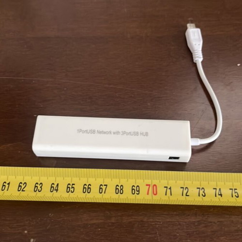 Micro USB to USB and Ethernet Hub like new