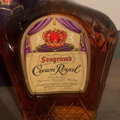 Seagrams Crown Royale Whisky 1957 new