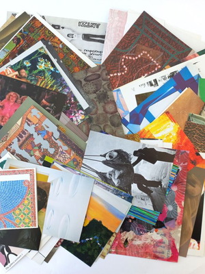 Πακέτο 100 card postal από γκαλερί με έργα σύγχρονης τέχνης, σαν καινούργιο, δεκαετία 00'