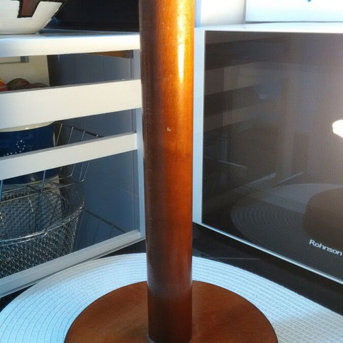 Wooden paper towel holder like new