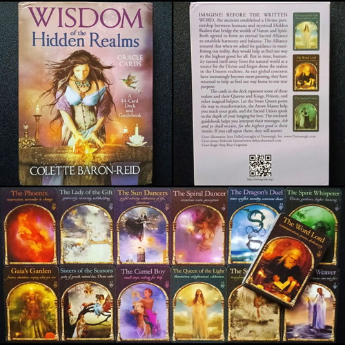 Wisdom of the Hidden Realms Oracle Cards deck like new