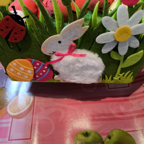 Easter decorative basket new with eggs