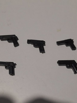 Όπλα Lego καινούργια, σετ 7 πιστόλια και υποπολυβόλα
