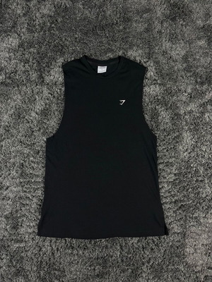 Gymshark Arrival Oversized Tank Top men's tank top like new, size S, black