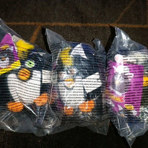 Furby McDonald's 2000 new, set of 3 pieces