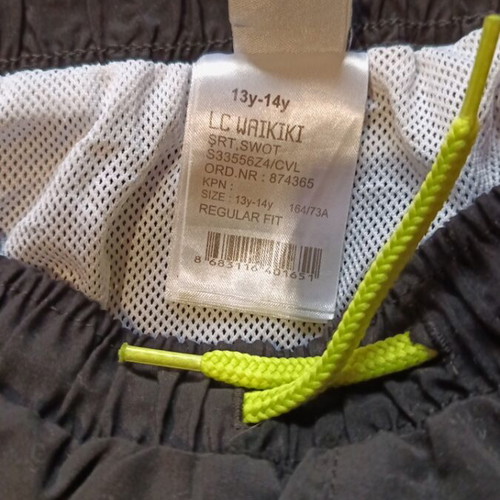 Lc Waikiki swimwear like new, black and yellow, sizes 158-164 cm