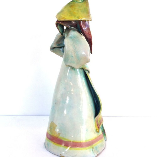 Ceramic Figurine Tirol Studio OOAK Mid-Century Handmade Sculpture