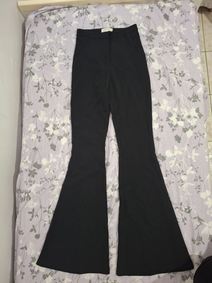 On Line flare pants, black, size XS
