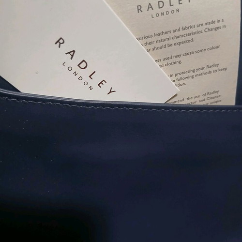 Radley London women's leather blue crossbody bag new