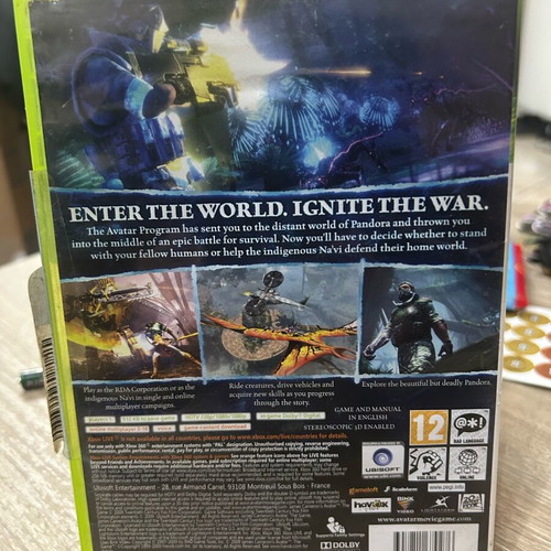 Avatar The Game Xbox used