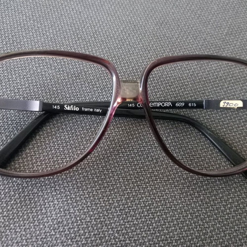 Safilo Contempora 609 vintage eyeglass frame brown new