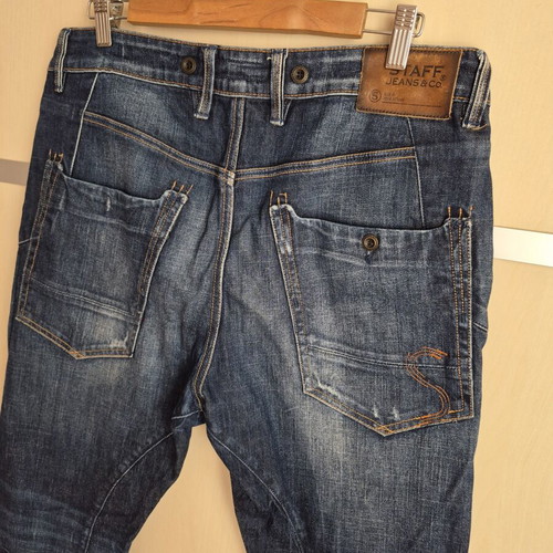 Staff Jeans & Co. BEN tapered jeans used, size M, dark blue denim