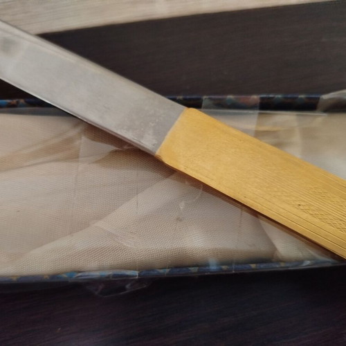 Vintage Italian Paper Cutter new in original packaging