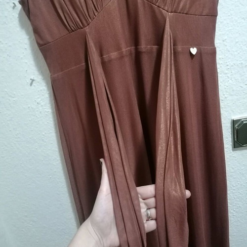 Abiye formal dress brown-gold like new, size L