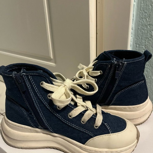 Zara denim sneakers like new, size 34, blue