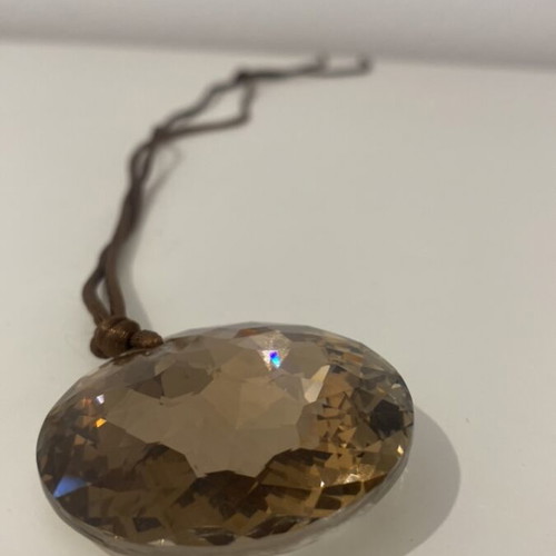 Handmade full moon necklace used