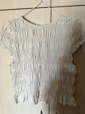 Shein beige blouse, size L, 82% viscose