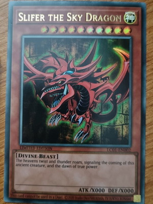 Slifer the Sky Dragon LC01 σαν καινούργιο, Ultra Rare Limited edition